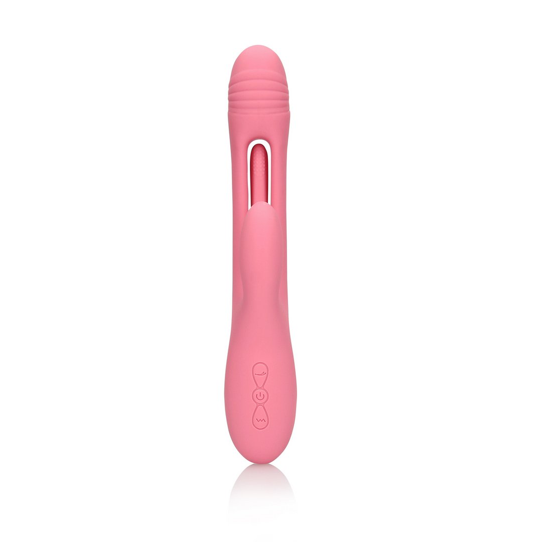 Loveline G - Spot Rabbit Vibrator met Fladderfunctie - Paars - EroticToyzRabbit VibratorsLoveline by Shots