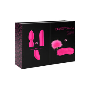 'Luxe Pleasure Kit #4 met Verwisselbare Vibrator Opzetstukken - Zwart' - EroticToyzToy SetsSwitch by Shots