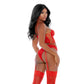 Bustier Set - Mesh & Goudkleurige Details - M - Pleasureplay 2 - Delige SetForplay