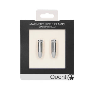 Magnetic Nipple Clamps Diamond Bullet - EroticToyzProducten,Toys,Tepel Toys VacuÃ¼m Toys,Tepelklemmen,Outlet,,GeslachtsneutraalOuch! by Shots