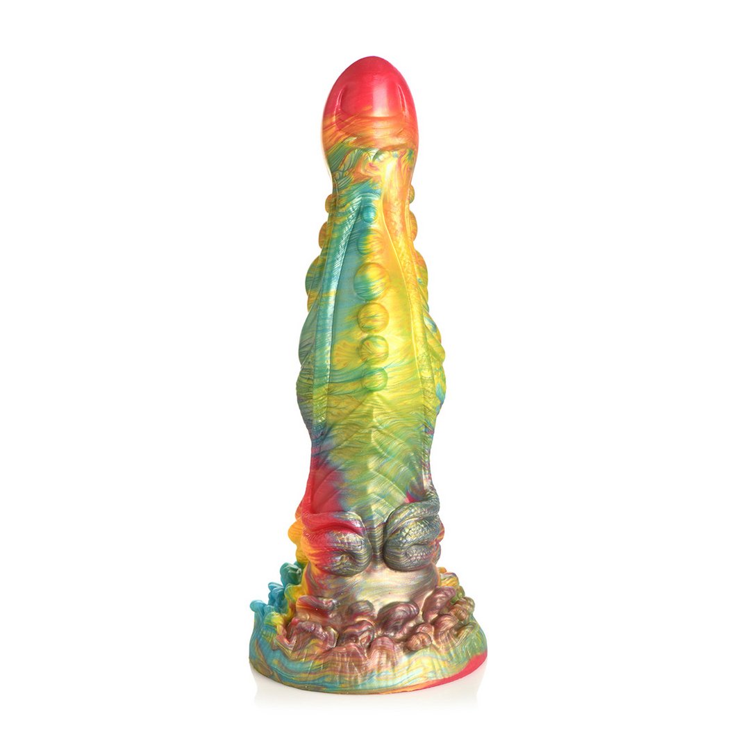 Majestic Merman Silicone Dildo 26 cm - Regenboogkleur - EroticToyzNiet - Fallische Dildo'sXR Brands