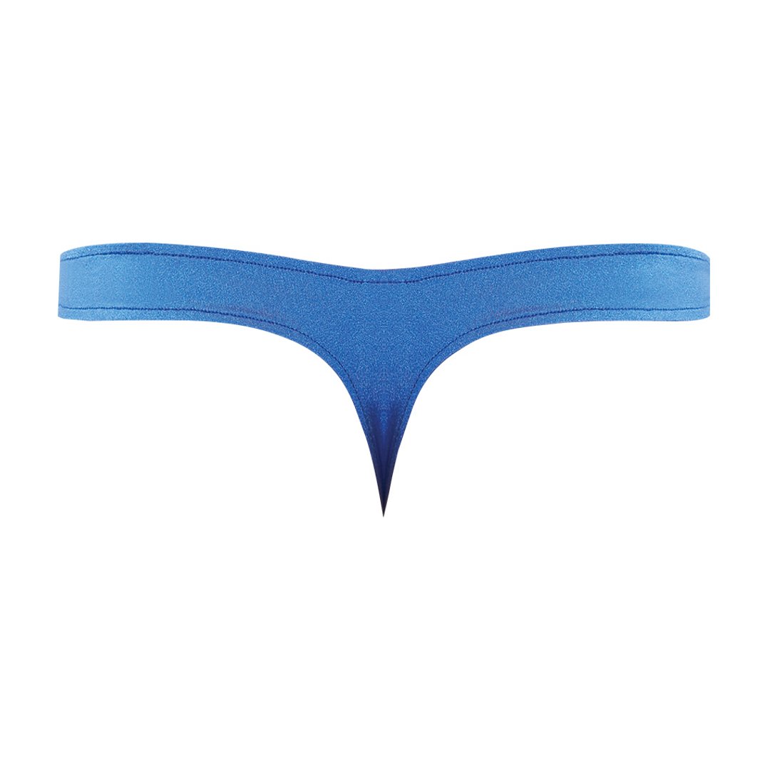 Male Power Bong String Satijn L/XL - Royal Blue - EroticToyzStringsMale Power