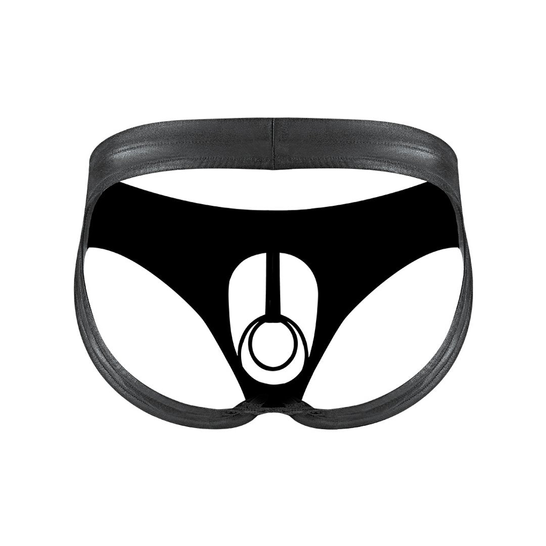 Male Power Double Ring Jockstrap - Zwart M - EroticToyzJocksMale Power