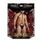 Male Power Gladiator Harnas String met Choker L/XL - Zwart - EroticToyzStringsMale Power