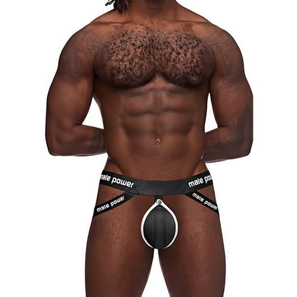 Male Power Helmet Jock L/XL - Satijn Afgewerkt en Gewatteerd - EroticToyzJocksMale Power