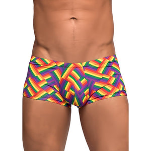 Male Power Mini Short L Regenboogprint - Pride Collectie - EroticToyzBoxershortsMale Power