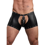 **Male Power Poseidon Shorts met Open Kruis & Rug - Afneembare String L/XL Zwart** - EroticToyzFetishkleding voor HemMale Power