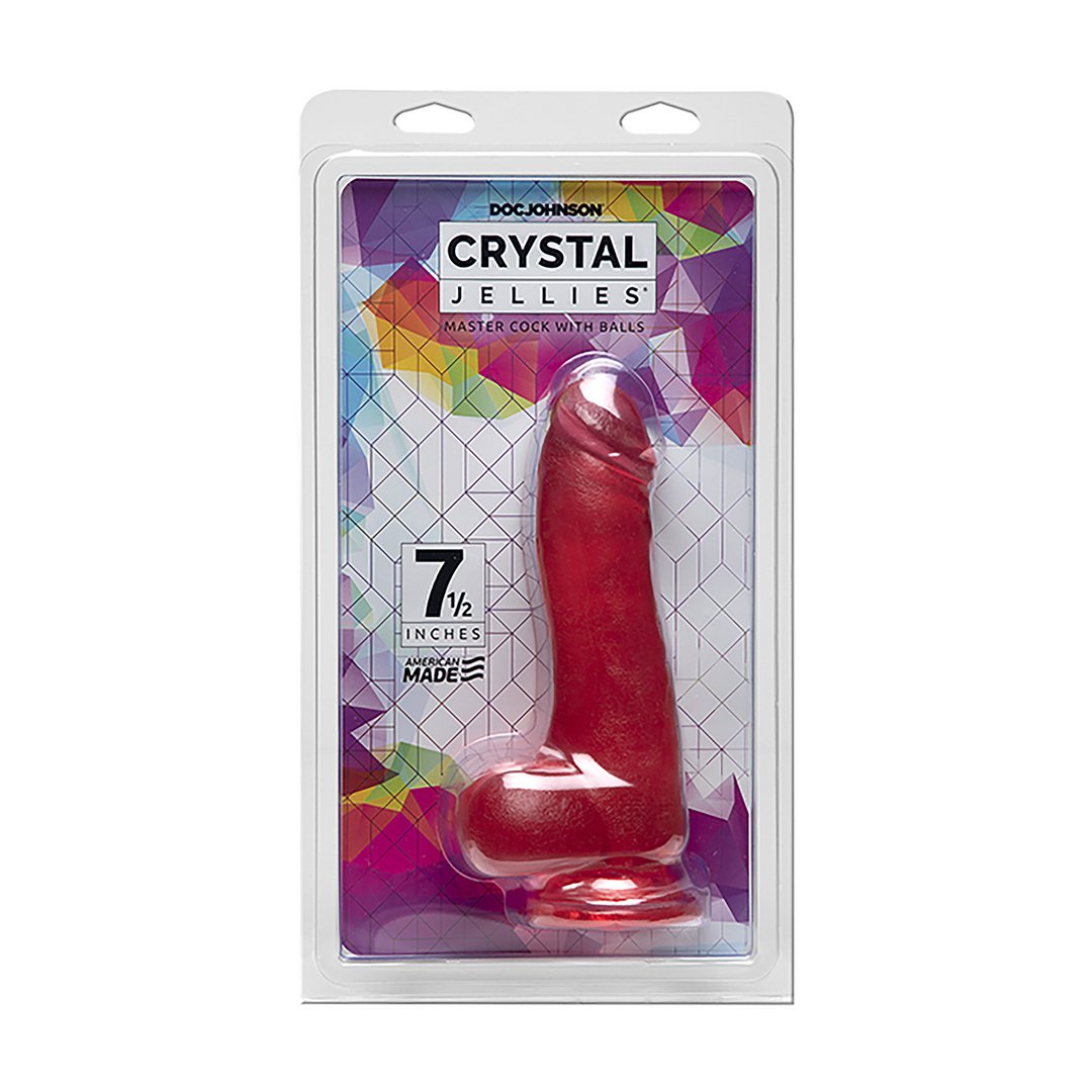 Master Cock Dildo Met Ballen 18 cm - Transparant - EroticToyzRealistische Dildo'sDoc Johnson