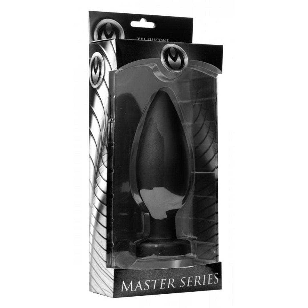 Master Series Colossus XXL Siliconen Buttplug Met Zuignap - Zwart - EroticToyzButtplugs Anale Dildo's Niet VibrerendXR Brands