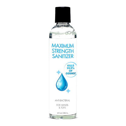 Maximum Strength Santizer for Hands and Toys - 236 ml - EroticToyzProducten,Veilige Seks, Verzorging Hulp,HygiÃ«ne,Reinigingsmiddelen en Deodorant,,GeslachtsneutraalXR Brands