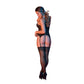 Merry Widow en G - String Set - XL - Zwart - Pleasureplay 2 - Delige SetMagic Silk