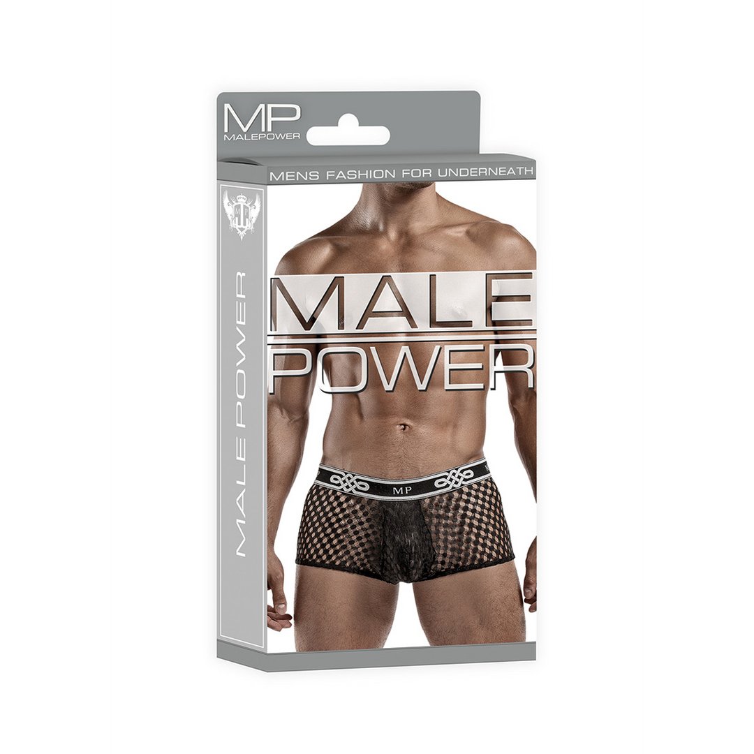 Mini Short - M - Black - EroticToyzProducten,Lingerie,Lingerie voor Hem,Boxershorts,,MannelijkMale Power