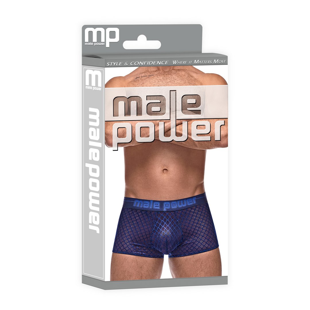 Mini Short - M - Navy - EroticToyzProducten,Lingerie,Lingerie voor Hem,Boxershorts,,MannelijkMale Power