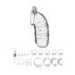 Kuisheid Cock Cage - 14 cm Polycarbonaat - Pleasureplay Peniskooien en KuisheidsapparatenManCage by Shots