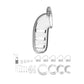 Chastity Cock Cage - 14 cm Polycarbonaat - Pleasureplay Peniskooien en KuisheidsapparatenManCage by Shots