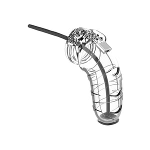 Model 17 Chastity Cock Cage with Urethral Sounding - 14 cm - EroticToyzProducten,Toys,Toys voor Mannen,Peniskooien en Kuisheidsapparaten,Urethrale Toys,,MannelijkManCage by Shots