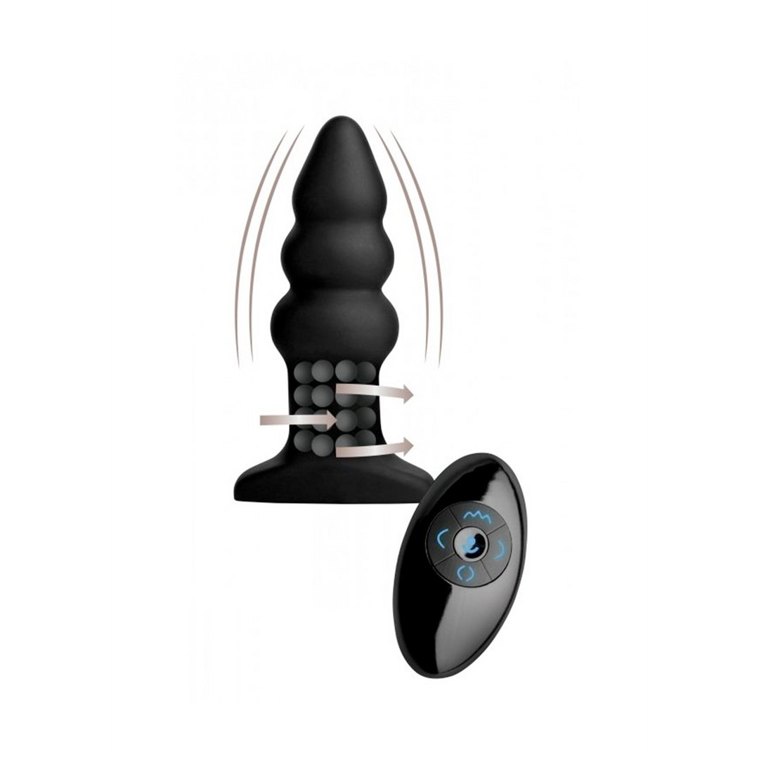 Model I - Ribbed Rimming Plug - EroticToyzProducten,Toys,Anaal Toys,Buttplugs Anale Dildo's,Buttplugs Anale Dildo's Vibrerend,,GeslachtsneutraalXR Brands