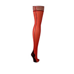 Monica - Thigh High - B - Red - EroticToyzProducten,Lingerie,Accessoires Lingerie,Kousen,,VrouwelijkKix'ies