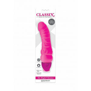 'Mr. Right Klassieke Vibrator Met Multi - Speed - Zwart' - EroticToyzRealistische VibratorsPipedream