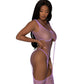 Body Stocking en G - Set - Lavendel - One Size - Pleasureplay Bodysuits TeddiesMagic Silk
