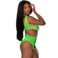Naadloze Teddy - One Size - Limegroen - Pleasureplay Bodysuits TeddiesMagic Silk