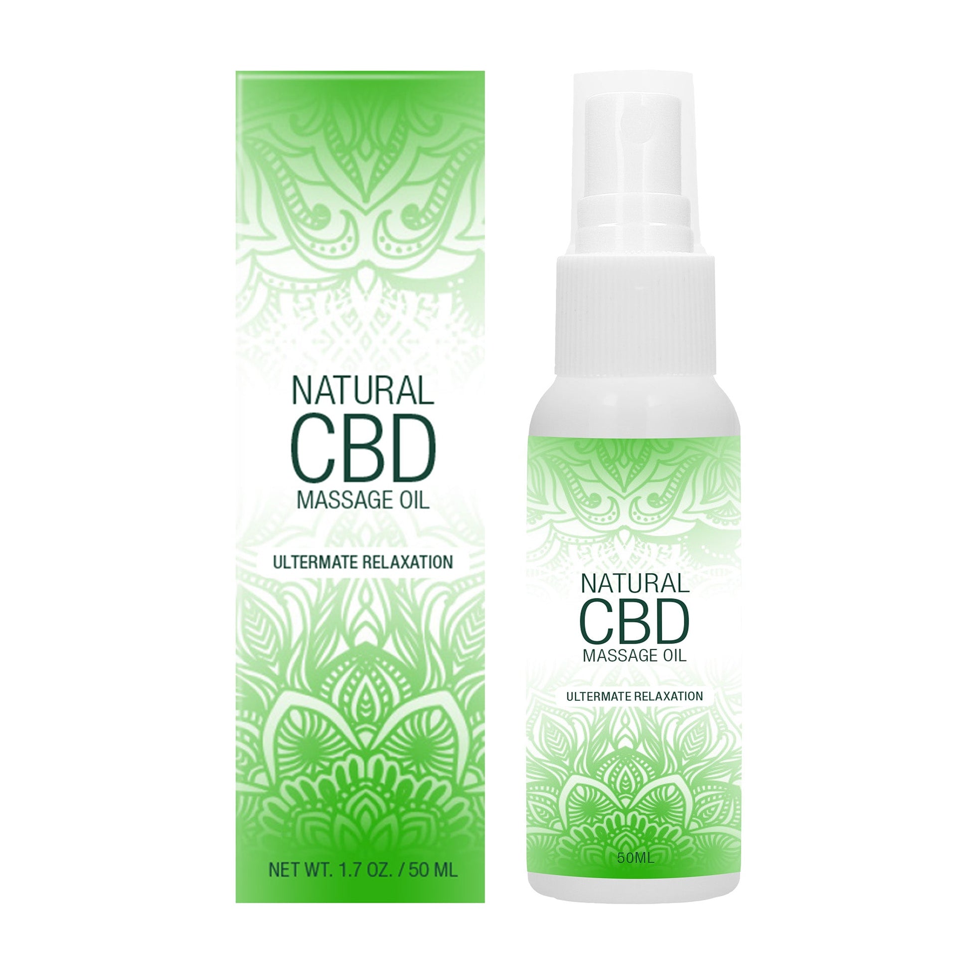 Natural CBD - 50 ml - EroticToyzProducten,Veilige Seks, Verzorging Hulp,Massage,Massage OliÃ«n,,GeslachtsneutraalPharmquests by Shots