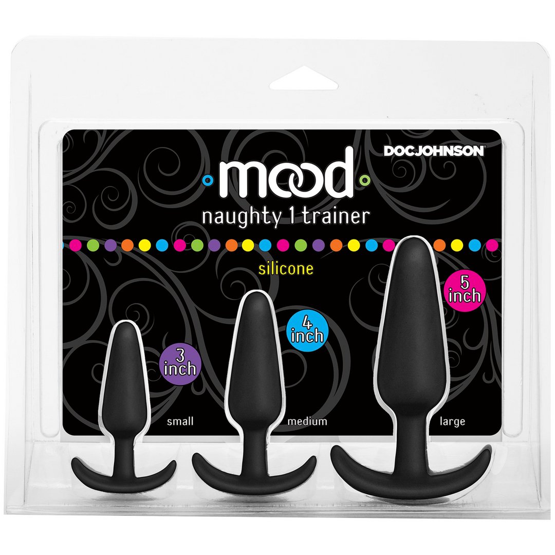 Naughty 1 - Butt Plug Trainer Set - EroticToyzProducten,Toys,Anaal Toys,Buttplugs Anale Dildo's,Buttplugs Anale Dildo's Niet Vibrerend,,GeslachtsneutraalDoc Johnson