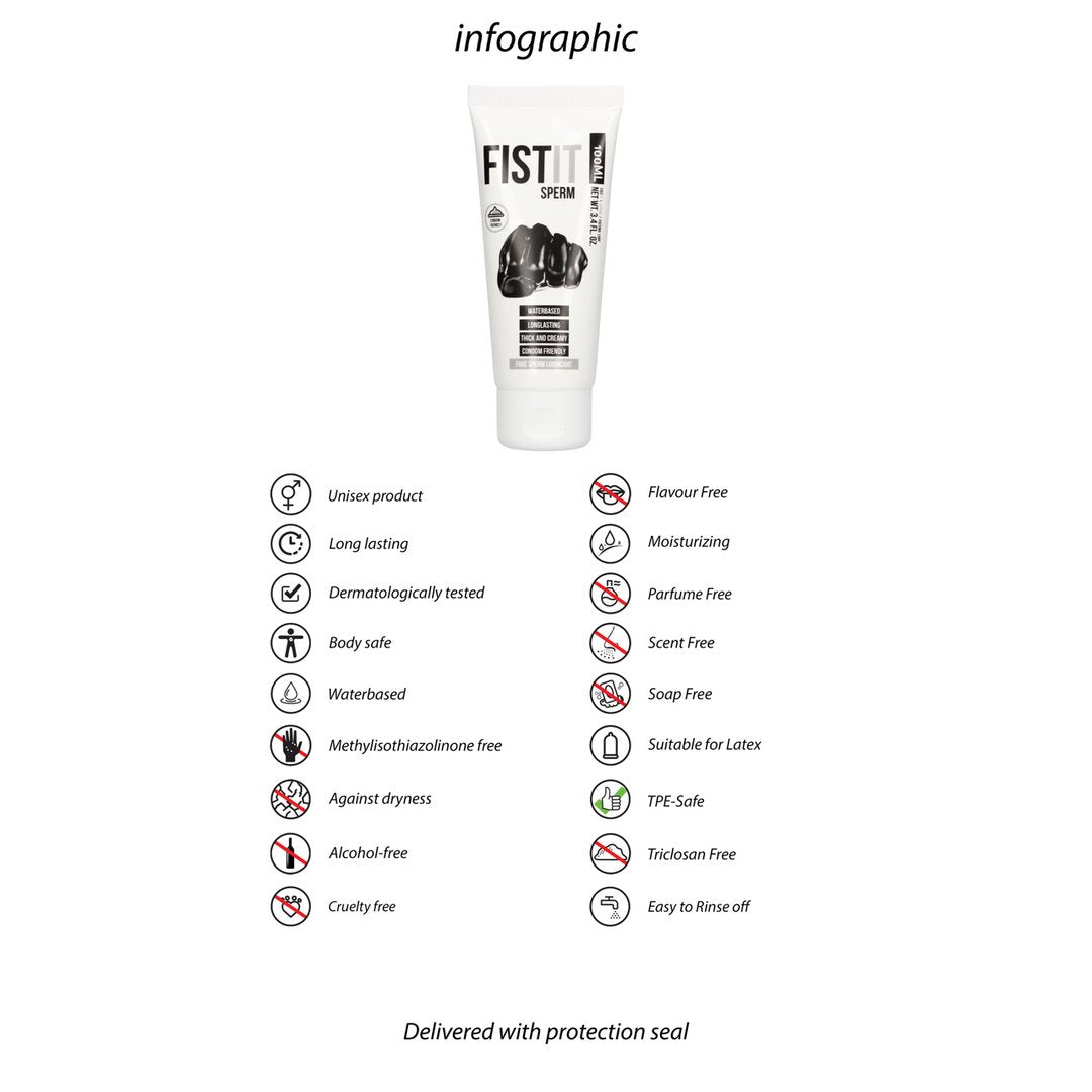 Nep Sperma Glijmiddel - 100 ml - EroticToyzProducten,Veilige Seks, Verzorging Hulp,Glijmiddelen,Fisting Glijmiddelen,,GeslachtsneutraalFist It by Shots