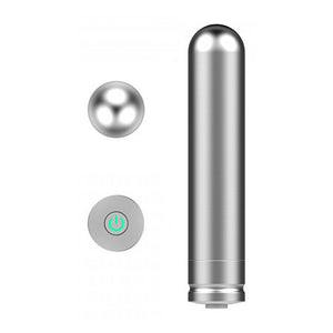 Nexus Ferro Oplaadbare Bullet Vibrator - Roestvrij Staal - EroticToyzKogel - en MinivibratorsNexus