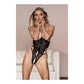 Mesh Open Cup Teddy - Zwart XL - Pleasureplay Bodysuits TeddiesAllure