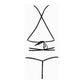 Mesh Open Cup Teddy - Zwart XL - Pleasureplay Bodysuits TeddiesAllure