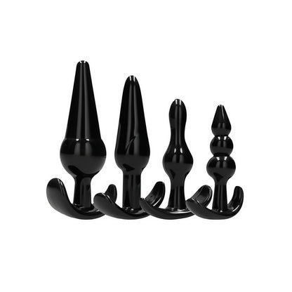 No.80 - 4 - delige Buttplug Set voor Anale Avonturen - EroticToyzProducten,Toys,Anaal Toys,Buttplugs Anale Dildo's,Buttplugs Anale Dildo's Niet Vibrerend,,MannelijkSono by Shots