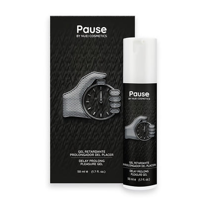 NUEI PAUSE Vertraagde Genotgel voor Mannen 50 ml - Vegan & Latexvriendelijk - EroticToyzVertragingsproductenNuei