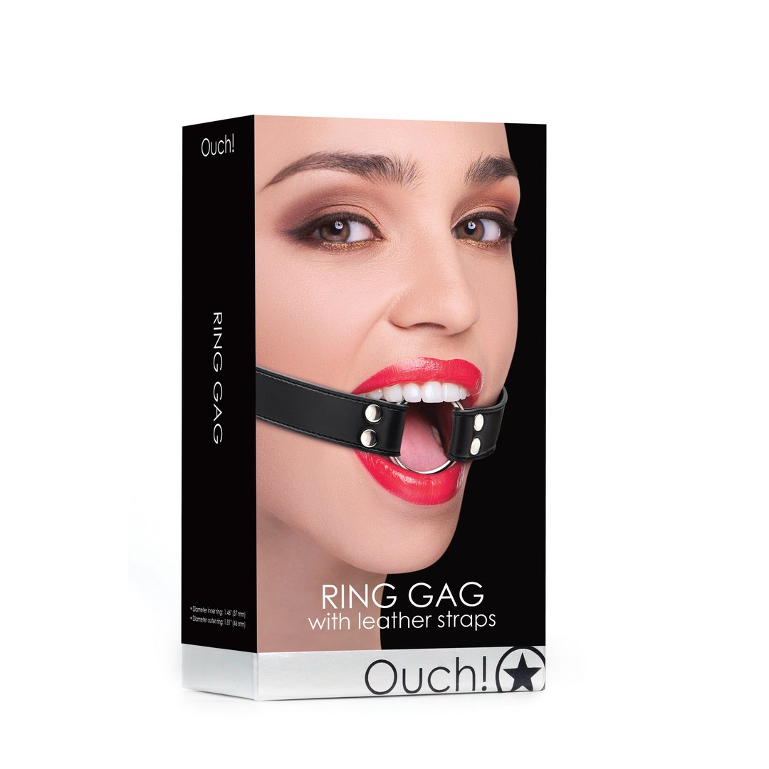 Ondeugende Ring Gag voor Kinky Rollenspel en BDSM - EroticToyzProducten,Toys,Fetish,Gags,,GeslachtsneutraalOuch! by Shots