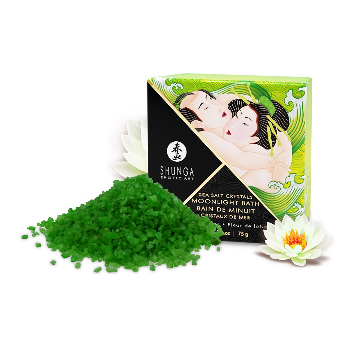 Oosterse Lotus Bloem Badzout 75 gram - Schuimend & Kleurt Water - EroticToyzDouchegelShunga