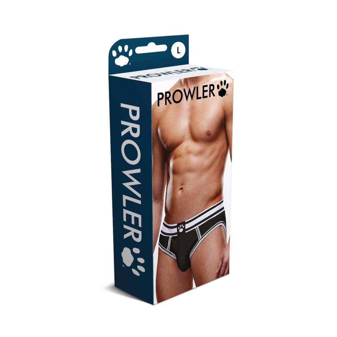 Open Brief - Wit Ondergoed voor Mannen - EroticToyzProducten,Lingerie,Lingerie voor Hem,Briefs,,MannelijkProwler