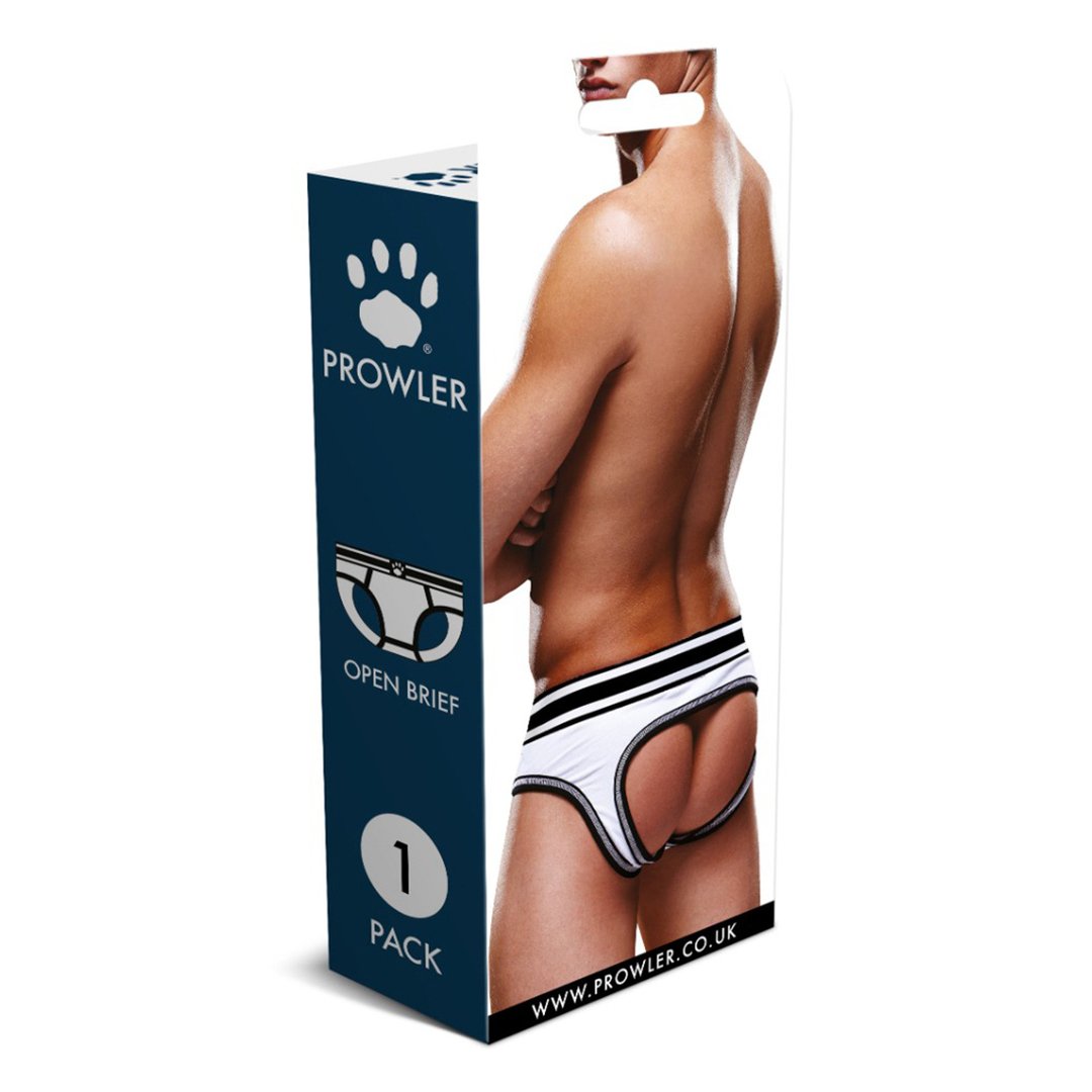 Open Brief - Zwart Open Achterkant Heren Ondergoed - EroticToyzProducten,Lingerie,Lingerie voor Hem,Briefs,,MannelijkProwler