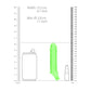 Fluorescerend penis sleeve - Pleasureplay Penis SleeveOuch! by Shots