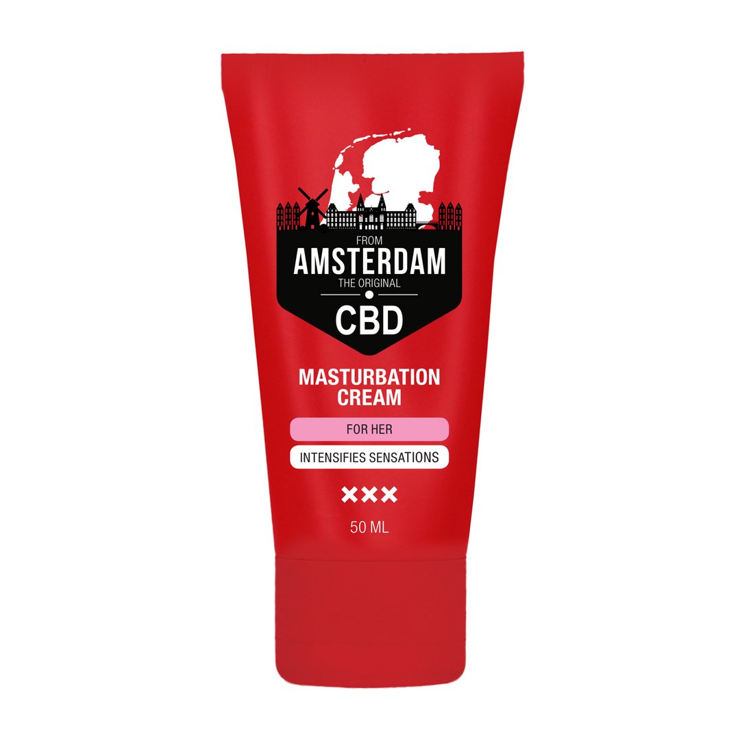 Originele Amsterdamse CBD Crème - 50 ml - EroticToyzProducten,Veilige Seks, Verzorging Hulp,Stimulerende Middelen,Overige producten,,MannelijkPharmquests by Shots