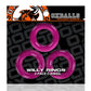 Oxballs Willy Rings Stretchy Cockrings 3 - Pack - Hot Pink - EroticToyzCockringenOxballs