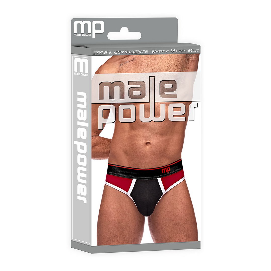 Panel String - Maat M - Rood - EroticToyzProducten,Lingerie,Lingerie voor Hem,Strings,,MannelijkMale Power