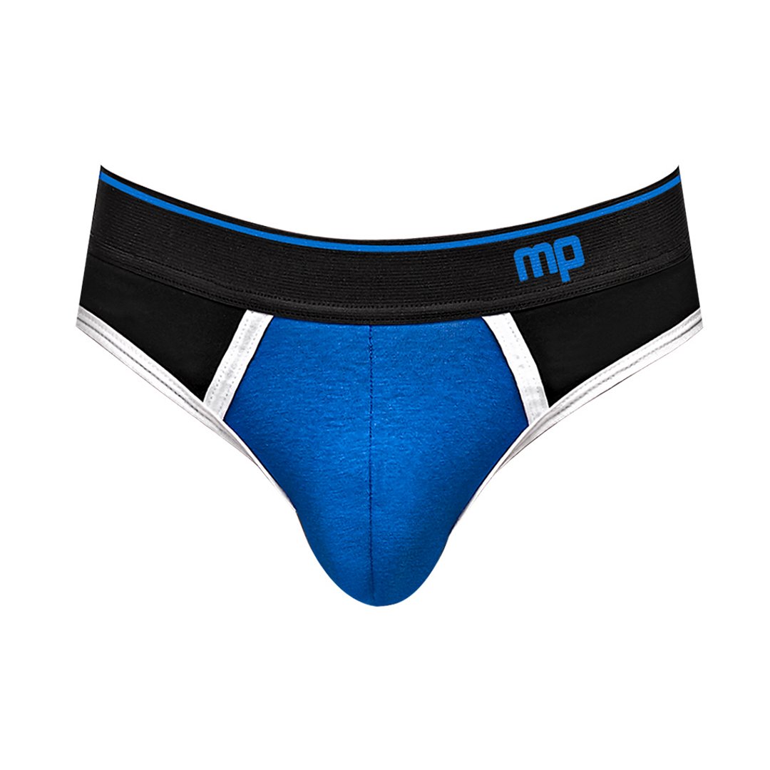 Panel String - XL - Blauw - EroticToyzProducten,Lingerie,Lingerie voor Hem,Strings,,MannelijkMale Power