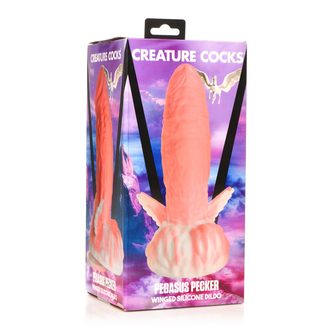 Pegasus - Roze Silicone Dildo met Vleugels - EroticToyzProducten,Toys,Dildos,Niet - Fallische Dildo's,Nieuwe Producten,,GeslachtsneutraalXR Brands