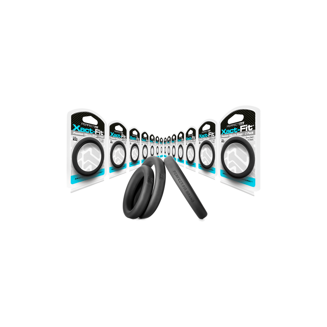 Penisringen 2 - Pack - Siliconen - Pleasureplay CockringenPerfectFitBrand