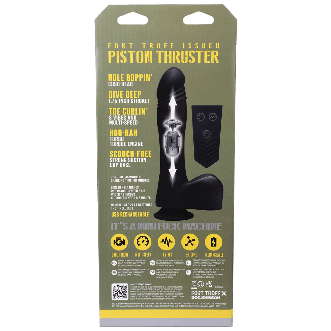 Piston Thruster Mini - Siliconen - Pleasureplay Realistische VibratorsDoc Johnson