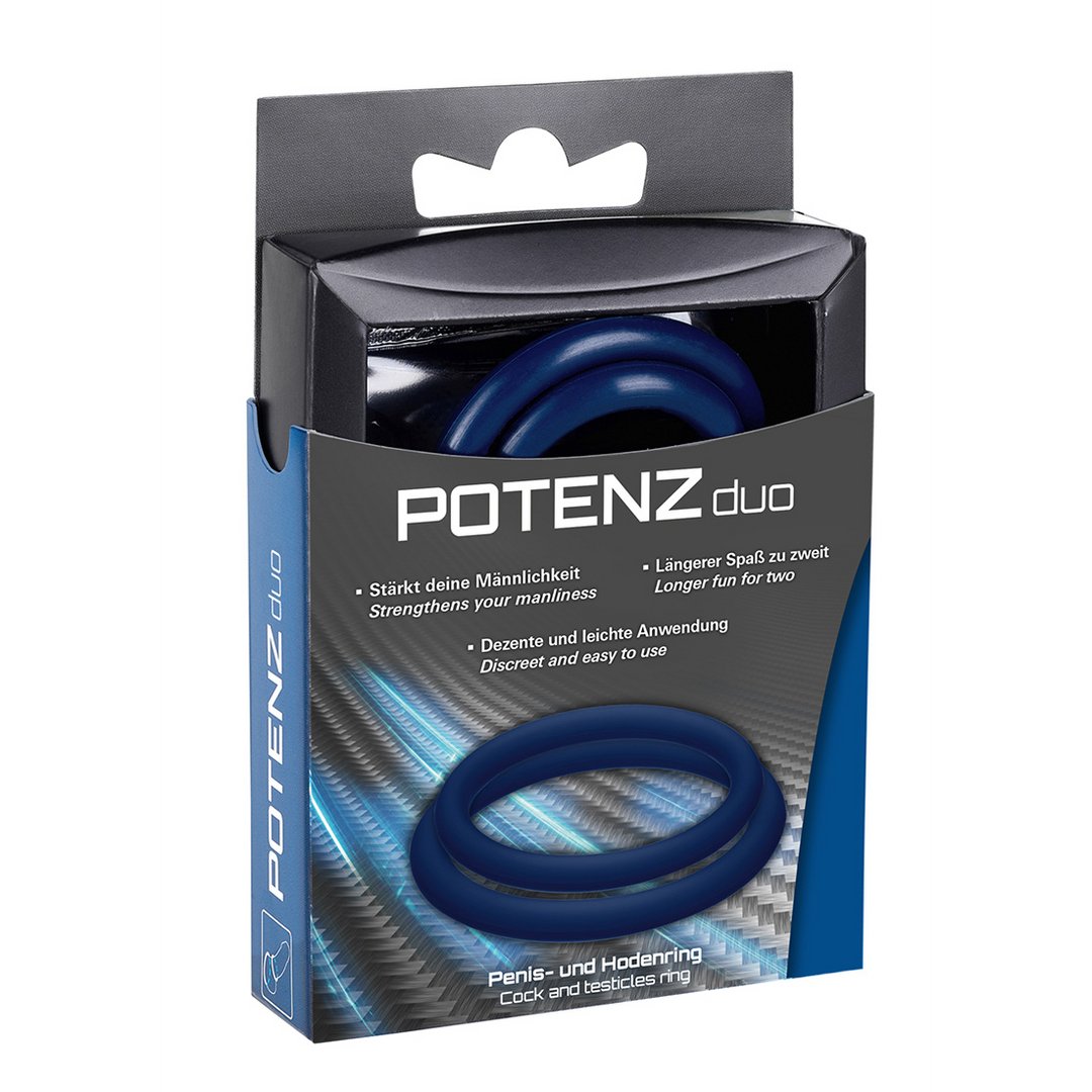 POTENZduo - Set van Cockringen - EroticToyzProducten,Toys,Toys voor Mannen,Cockringen,,MannelijkJoydivision