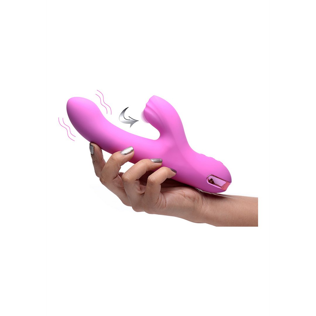 'Premium Rabbit Vibrator met Dubbele Motoren en Turbo Pulsatie - Paars' - EroticToyzRabbit VibratorsXR Brands