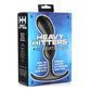 Prostaat Plug - Gewogen Siliconen Zwart - Pleasureplay ProstaatstimulatorenXR Brands