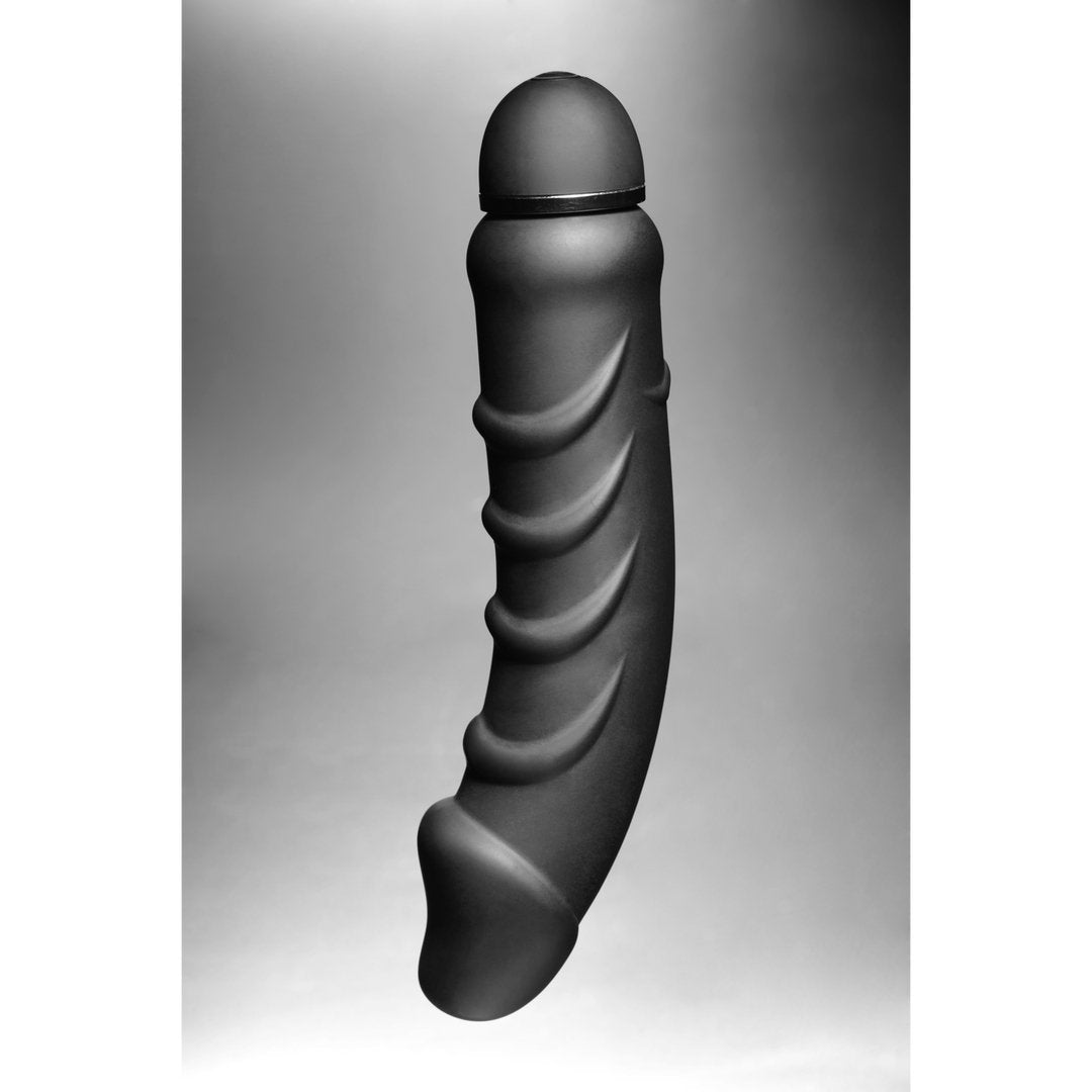 'Premium Silicone Vibrator Met 5 Snelheden - Zwart' - EroticToyzRealistische VibratorsXR Brands