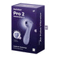 Clitoris stimulator Met Drukgolven - Siliconen - Pleasureplay Air PulseSatisfyer